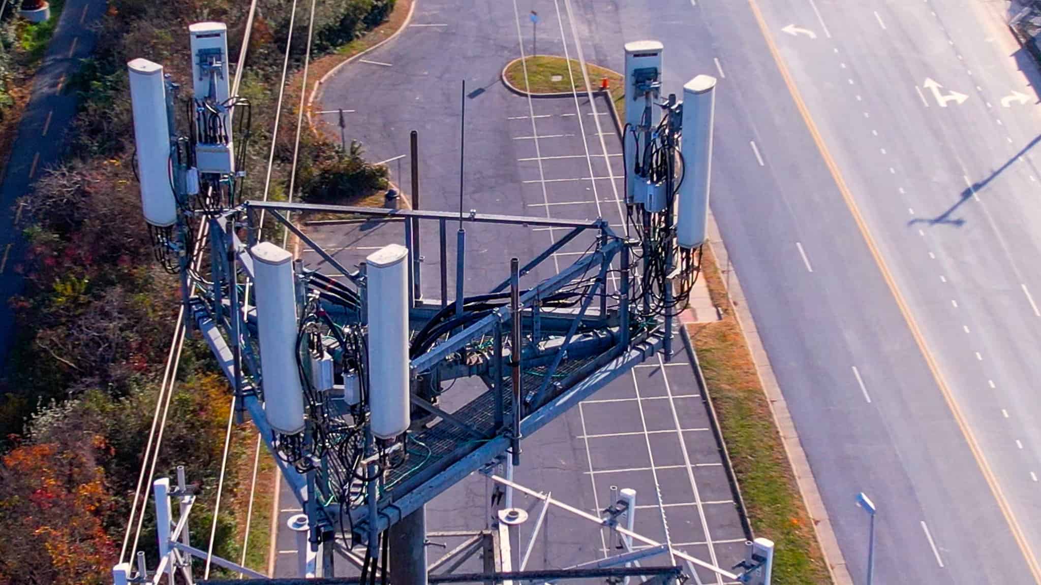 Aerial Inspection Cell Tower