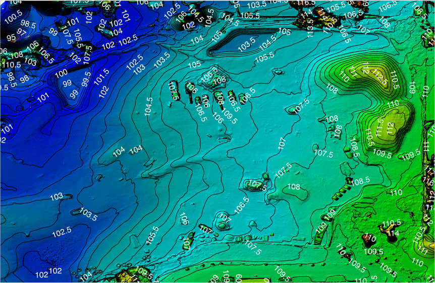 Drone Contour Map