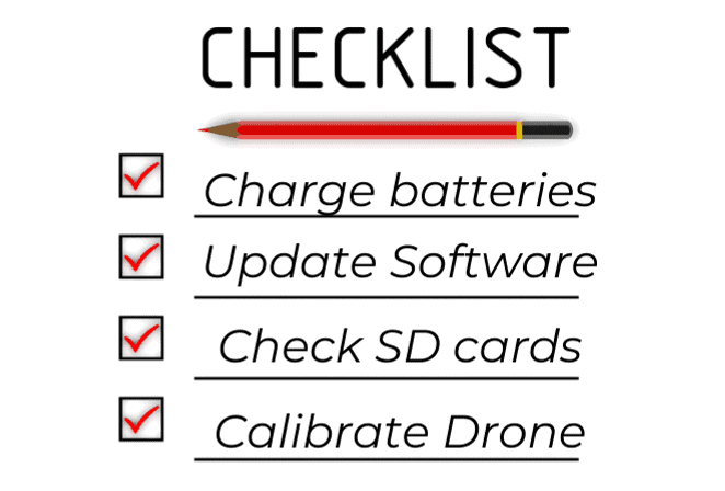 Real Estate Drone Flight Checklist