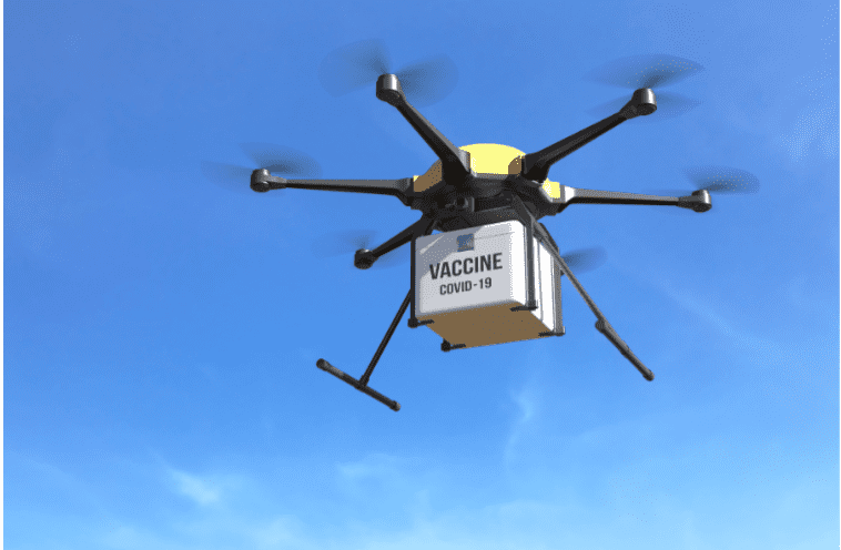 image drone package delivery