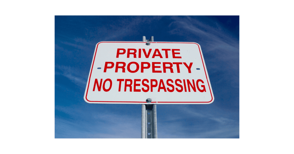 Private property drone laws